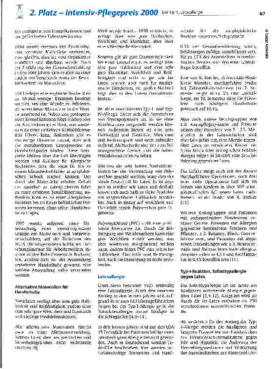 Vorschauseite 4: Latexallergie