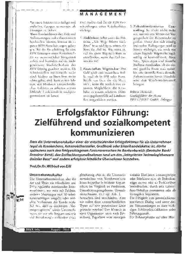 Vorschauseite 1: Erfolgsfaktor Führung: Zielführend und sozialkompetent kommunizieren