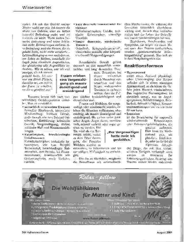 Vorschauseite 2: SEXUELL TRAUMATISIERTE FRAUEN (TEIL 1)