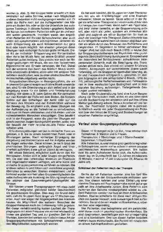 Vorschauseite 3: Gruppenpsychotherapie mit lange hospitalisierten Schizophrenen