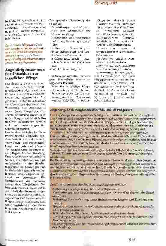 Vorschauseite 2: Pflegekonzept zur Anbahnung der häuslichen Wiedereingliederung