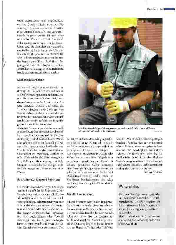 Vorschauseite 3: Vorbeugender GesundheitsschutzHygieneregeln für jeden Arbeitsplatz