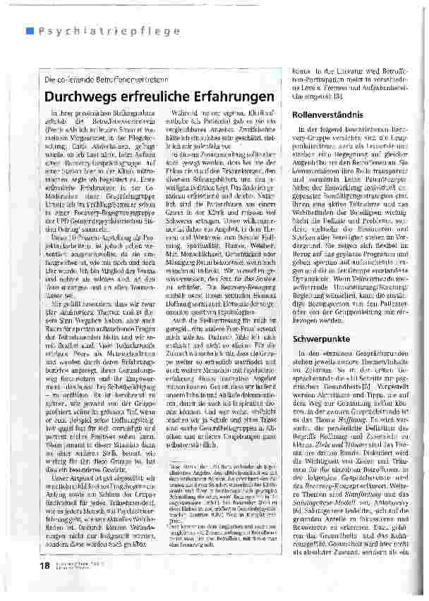 Vorschauseite 3: Ein Angebot von Betroffenen für Betroffene