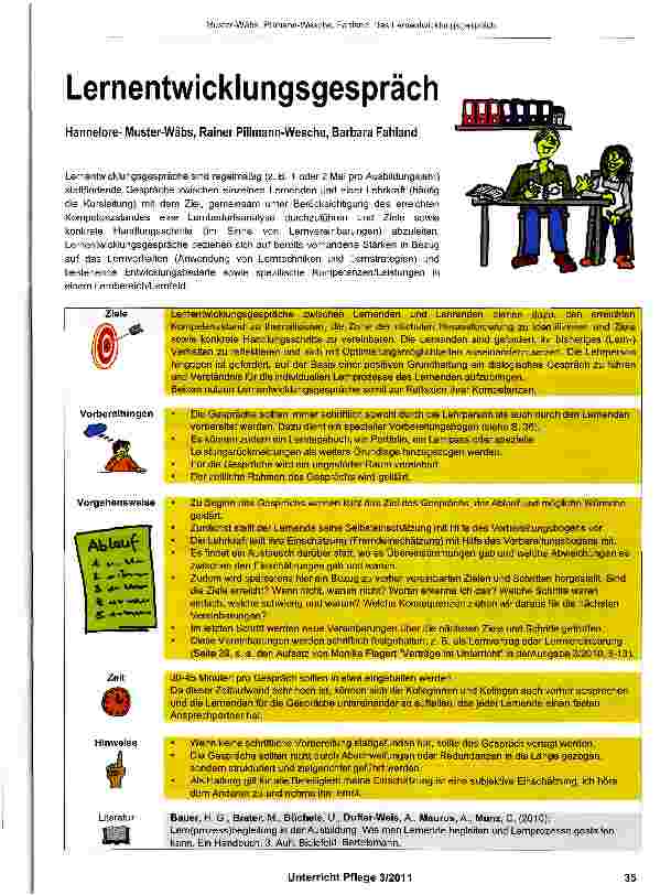 Vorschauseite 1: Lernentwicklungsgespräch