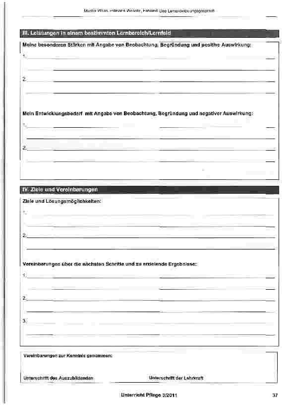 Vorschauseite 3: Lernentwicklungsgespräch