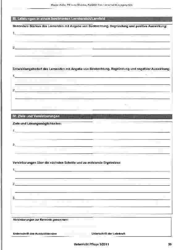 Vorschauseite 5: Lernentwicklungsgespräch