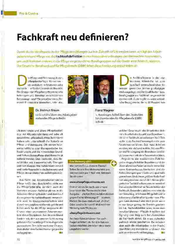 Vorschauseite 1: Fachkraft neu definieren?