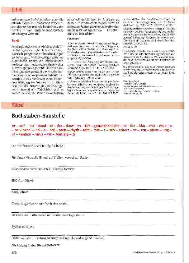 Vorschauseite 3: Patientenverfügung, mutmaßlicher Wille und Einwilligungsfähigkeit