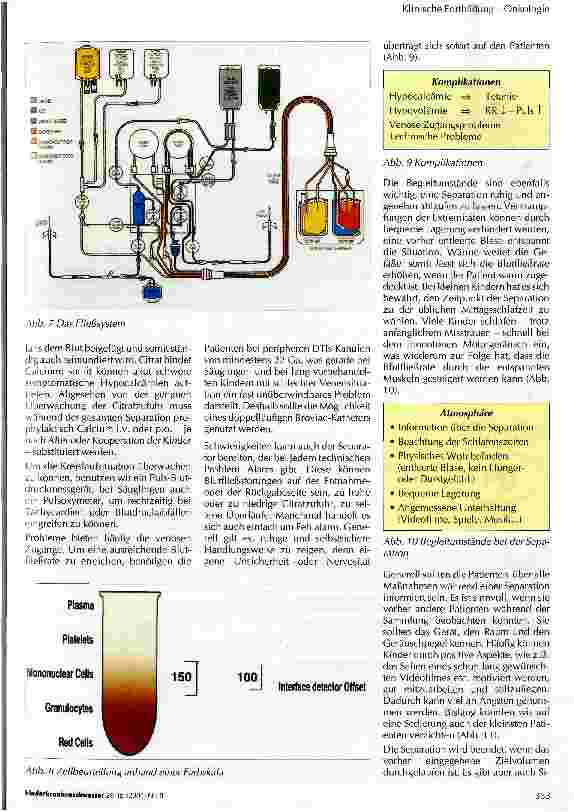 Vorschauseite 3: Periphere Blutstammzellsammlung in der pädiatrischen Onkologie