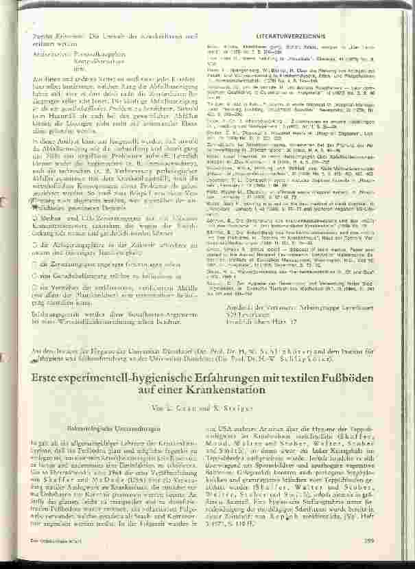 Vorschauseite 6: Müllbeseitigung im Krankenhaus