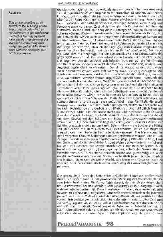 Vorschauseite 2: Recht in der Ausbildung
