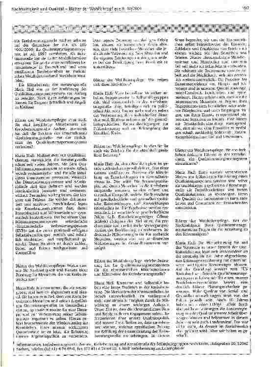 Vorschauseite 2: Entscheidend ist: man muss es wollen!