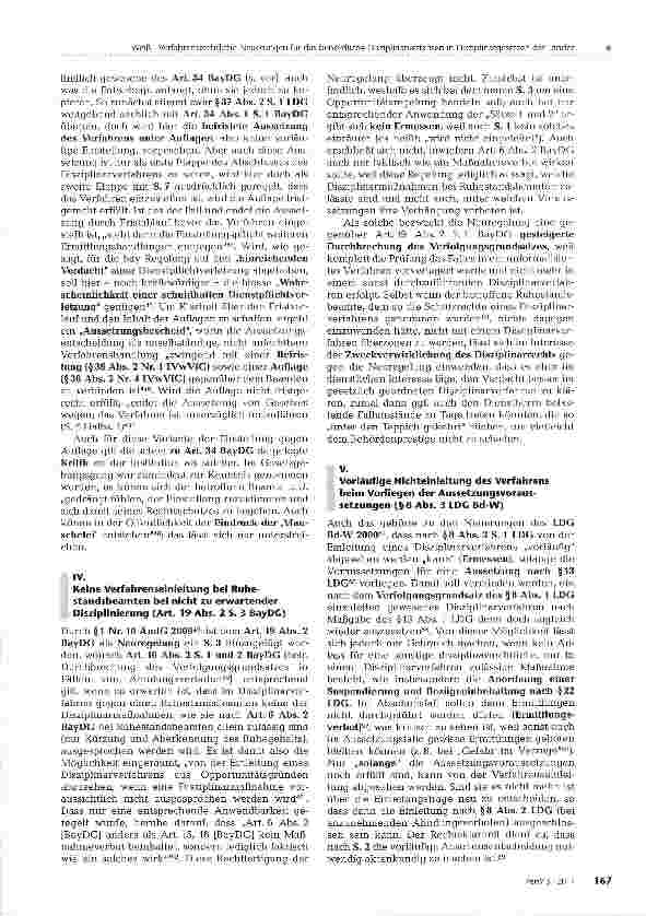 Vorschauseite 4: Verfahrensrechtliche Neuerungen für dasbehördliche Disziplinarverfahren in Disziplinargesetzen der Länder