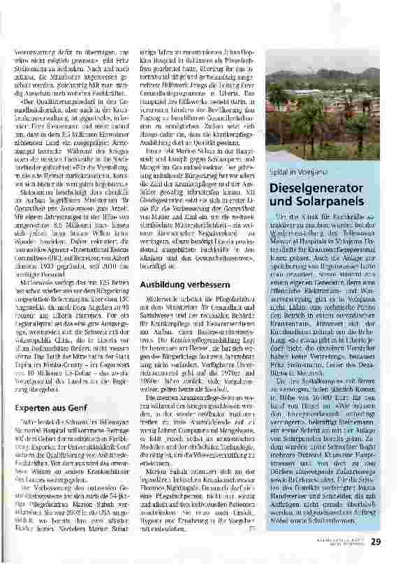 Vorschauseite 2: Wieder Licht im Spital