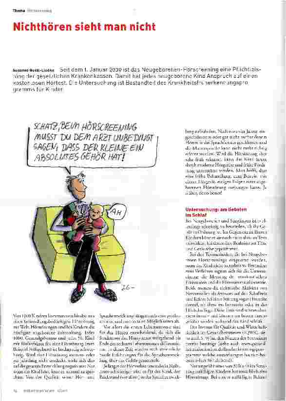 Vorschauseite 1: Nichthören sieht man nicht