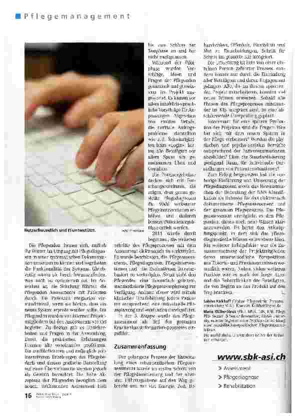Vorschauseite 3: Rehaspezifisch und massgeschneidert