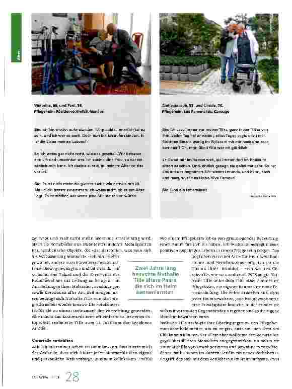 Vorschauseite 2: «Vive Tamour!» Von Liebe und Glück im Pflegeheim
