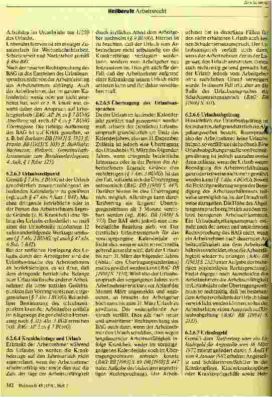 Vorschauseite 4: Das Arbeitsrecht des Krankenpflegepersonals 4. Teil