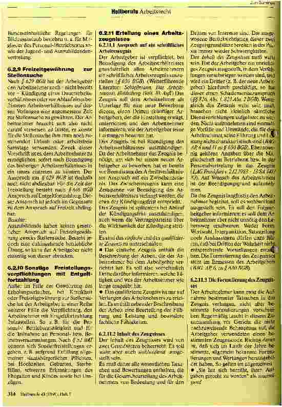 Vorschauseite 6: Das Arbeitsrecht des Krankenpflegepersonals 4. Teil