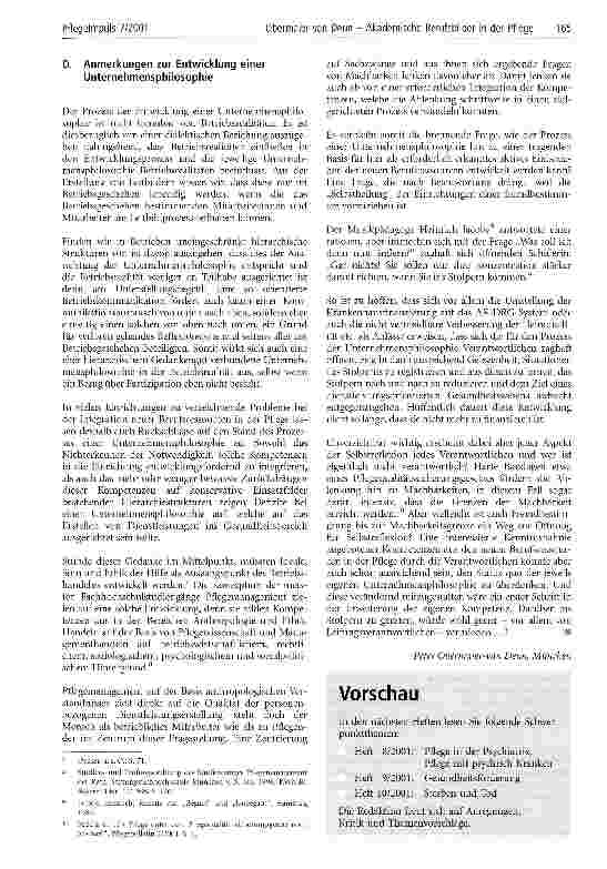 Vorschauseite 5: Akademische Berufsbilder in der Pflege ohne Folgen für die Organisationsentwicklung der Einrichtungen?