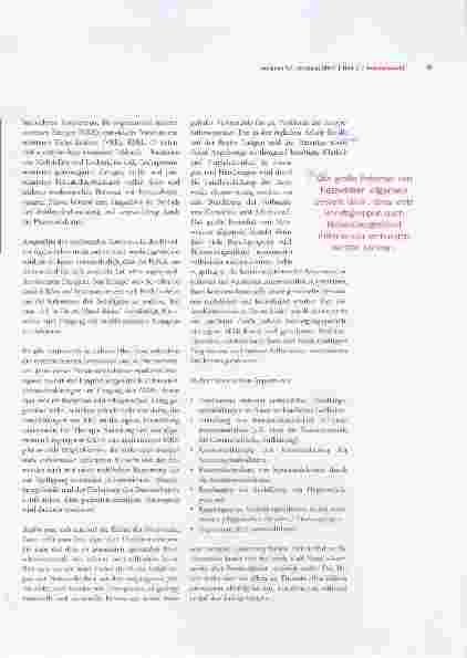 Vorschauseite 2: Regionale Netzwerke Multiresistente Erreger die Lösung des MRE-Problems?