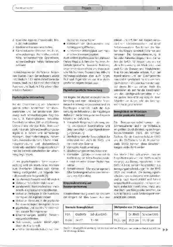 Vorschauseite 2: Physiotherapie in der multimodalen Schmerztherapie