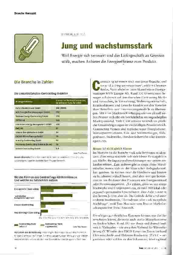 Vorschauseite 1: Jung und wachstumsstark