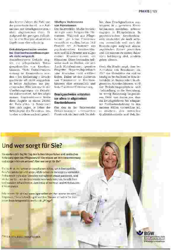 Vorschauseite 4: StudieWie häufig ist ein Dekubitusbei chronisch psychisch Kranken?