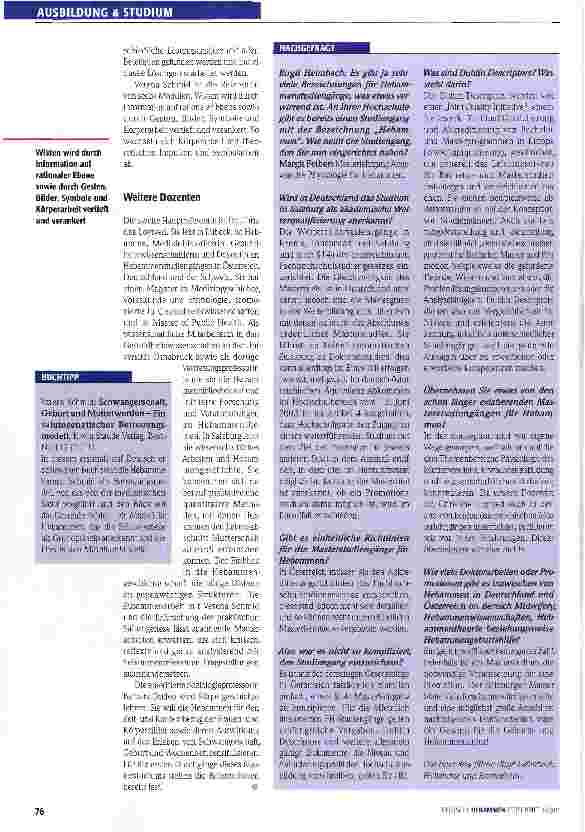 Vorschauseite 3: Angewandte Physiologie für Hebammen