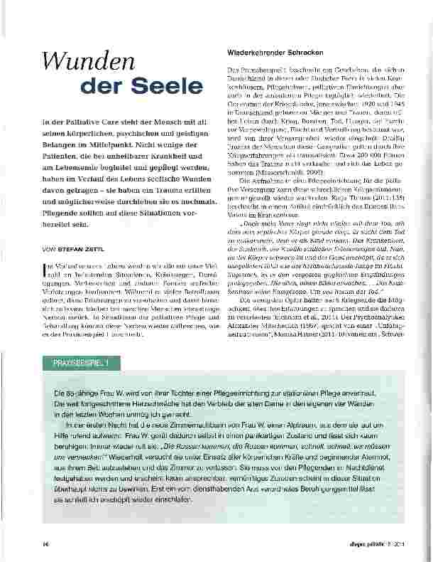 Vorschauseite 1: Wunden der Seele