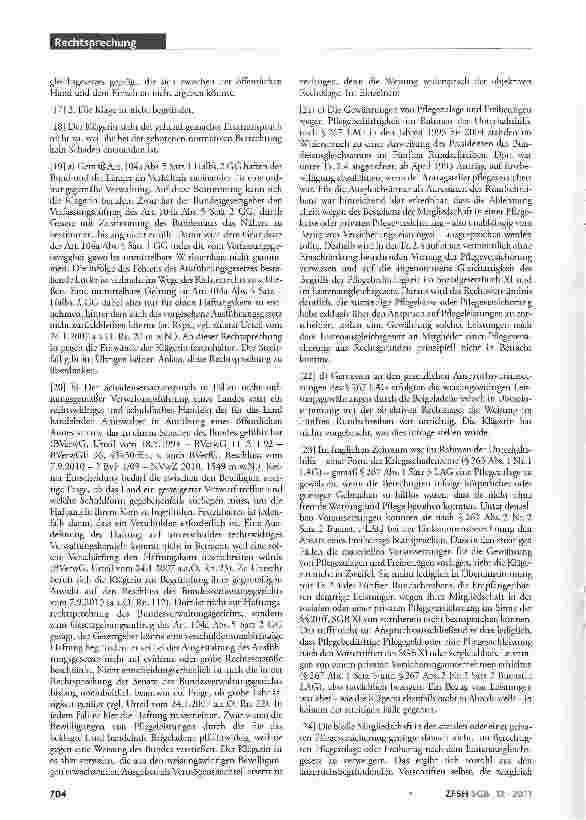 Vorschauseite 2: Schadenersatzanspruch des Bundes aus Haftung wegen nicht ordnungsgemäßer Verwaltungsführung; weisungswidrige Gewährung von Leistungen im Rahmen der Unterhaltsbeihilfe nach dem LAG…