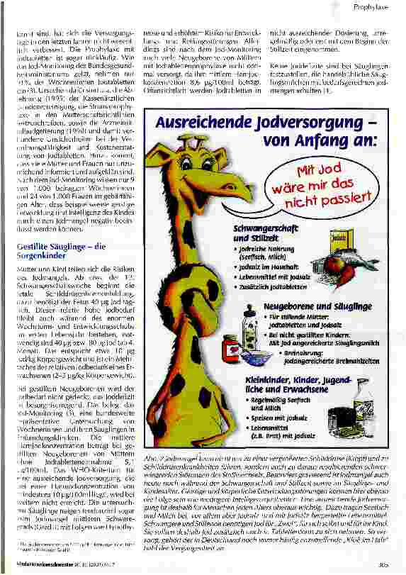 Vorschauseite 3: Jodmangel in Schwangerschaft und Stillzeit vorbeugen