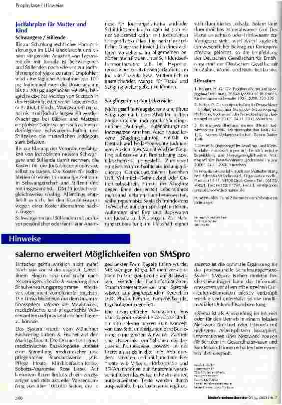 Vorschauseite 4: Jodmangel in Schwangerschaft und Stillzeit vorbeugen