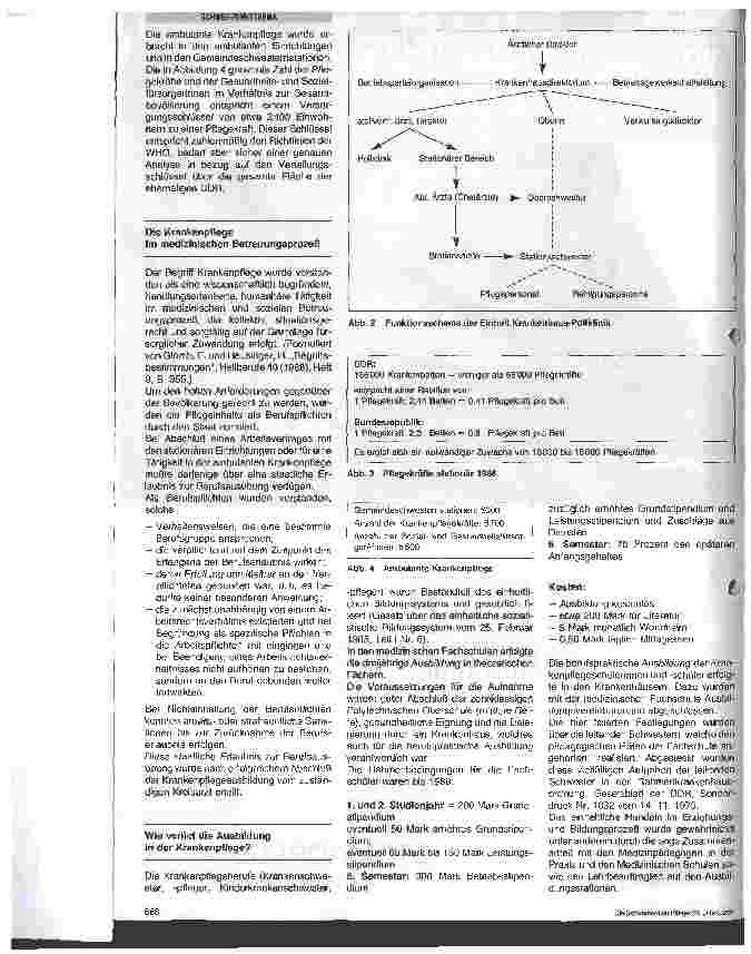 Vorschauseite 3: Die Krankenpflege in der ehemaligen DDR