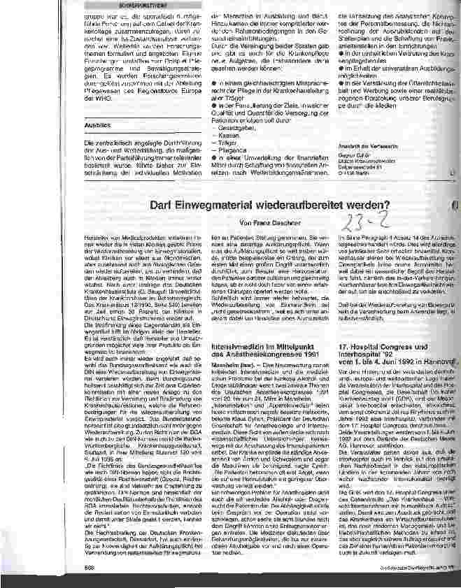 Vorschauseite 5: Die Krankenpflege in der ehemaligen DDR