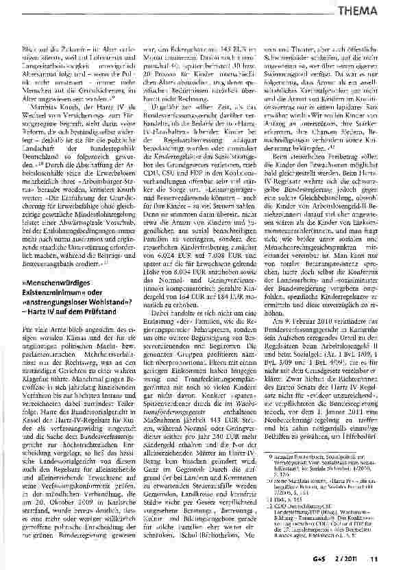 Vorschauseite 3: Ein noch rigideres Armutsregime?