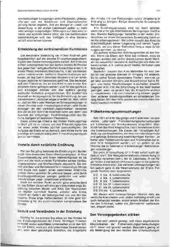 Vorschauseite 2: Die Bedeutung der frühen Kindheit für die Gesamtentwicklung