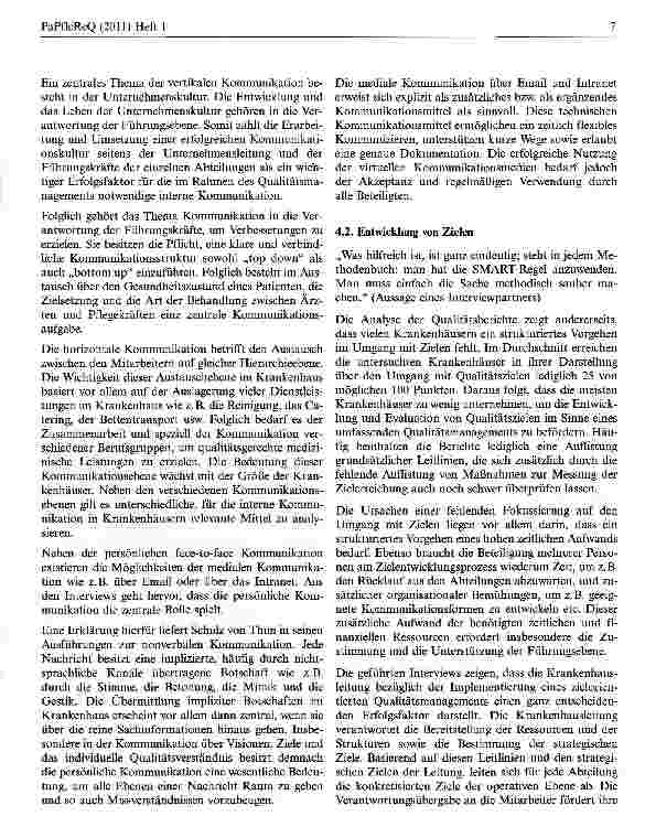 Vorschauseite 2: Qualität im Krankenhaus 2010 — Studie zu Qualitätsmanagement indeutschen Krankenhäusern — Eine Analyse des Umsetzungsstands undAnsätze für Verbesserungsmaßnahmen Teil 2