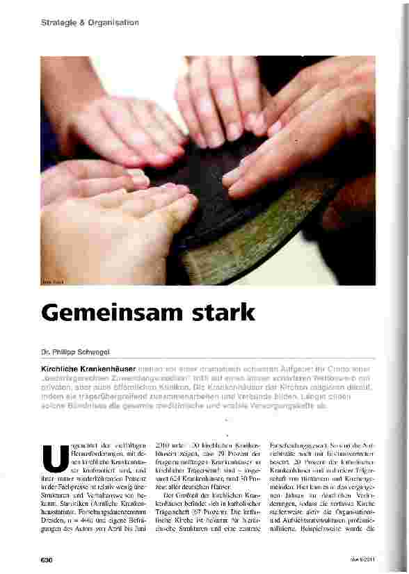 Vorschauseite 1: Gemeinsam stark