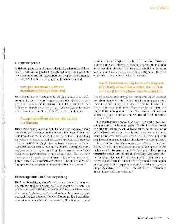 Vorschauseite 4: Aktivitätsformen