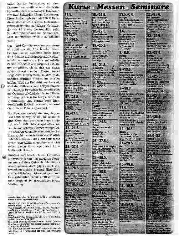 Vorschauseite 3: Funkbetätigte Alarmsysteme