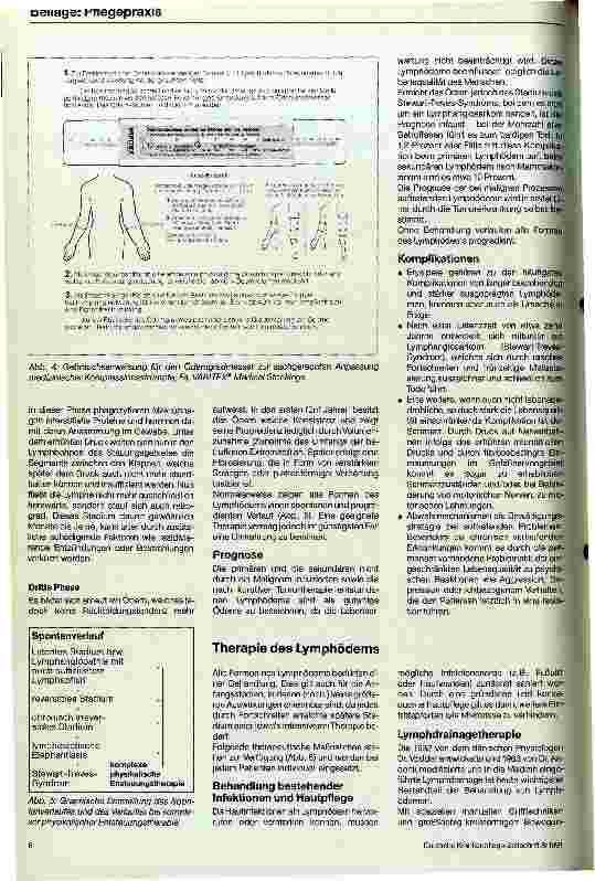 Vorschauseite 5: Das Lymphödem - Anleitungen zum richtigen Verhalten und pflegerische Maßnahmen bei latentem und klinisch manifestem Lymphödem