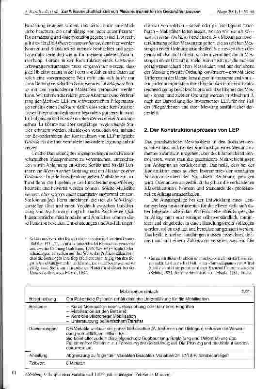Vorschauseite 3: Zur Wissenschaftlichkeit von Messinstrumenten im Gesundheitswesen Am Beispiel der Methode LEP