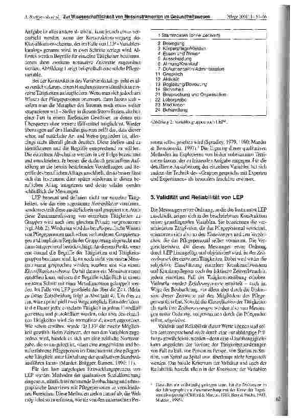 Vorschauseite 4: Zur Wissenschaftlichkeit von Messinstrumenten im Gesundheitswesen Am Beispiel der Methode LEP