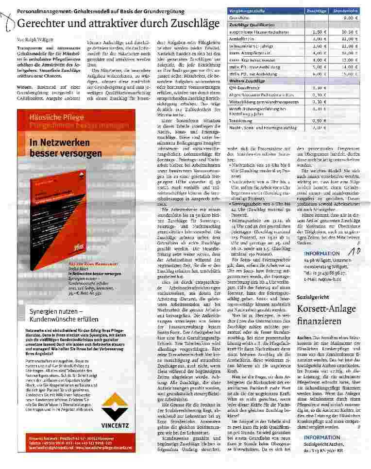 Vorschauseite 1: Gerechter und attraktiver durch Zuschläge