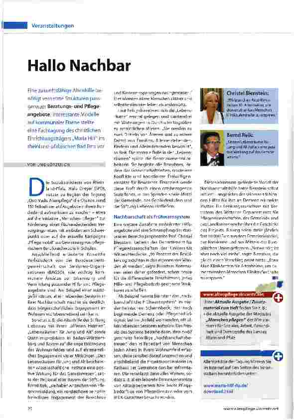 Vorschauseite 1: Hallo Nachbar