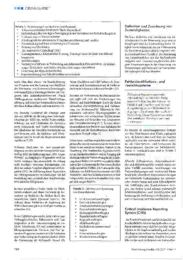 Vorschauseite 3: Von Schuld und Scham zu einem professionellen Umgang mit Fehlern - Risikomanagement in der operativen Medizin