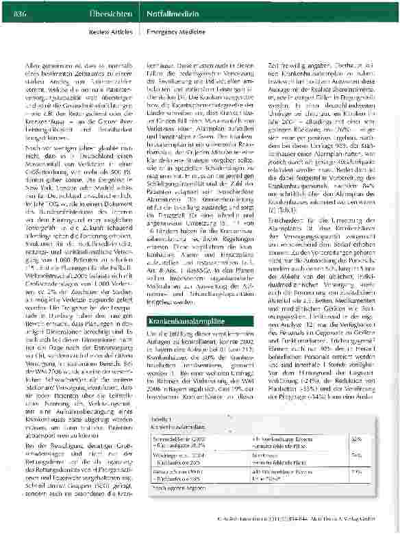 Vorschauseite 2: Optimierung der Schnittstelle von Präklinik zu Klinik