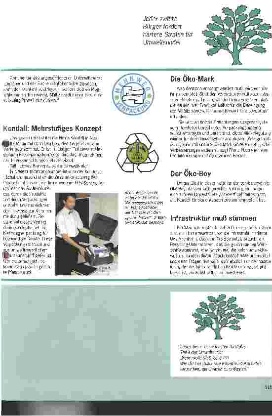 Vorschauseite 6: Mehrarbeit der Umwelt zuliebe?