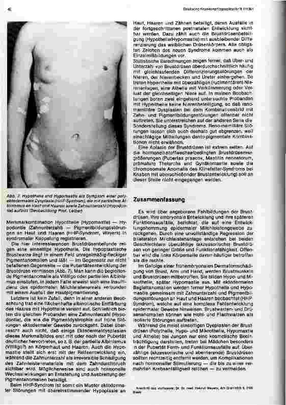 Vorschauseite 4: Angeborene Dysplasien und Funktionsstörungen der Brustdrüsen